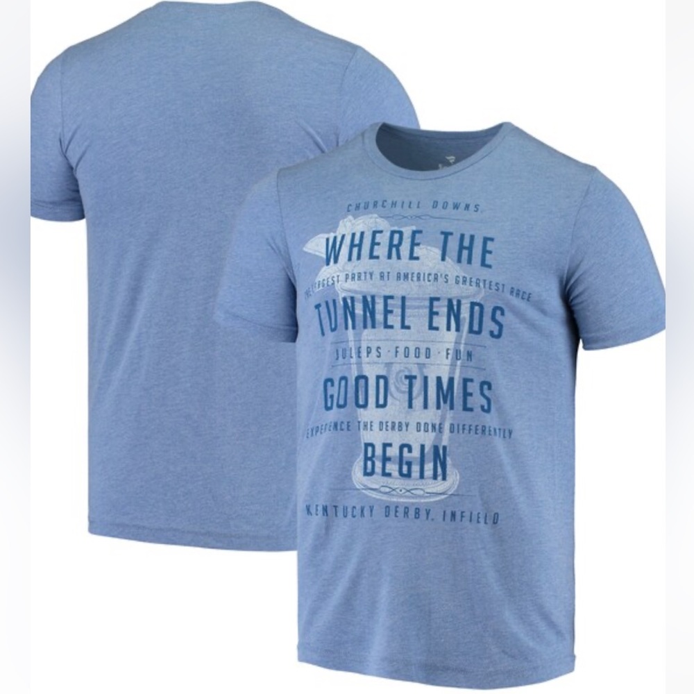 Kentucky Derby Fanatics Branded Infield Tri-Blend T-Shirt - NWT